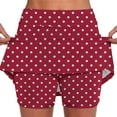 thumbnail image 1 of frariair Women's Flowy Athletic Skorts With Elastic Waist Functional Pockets Lightweight Lounge Wear For Pilates And Walking Watermelon Red, 1 of 6