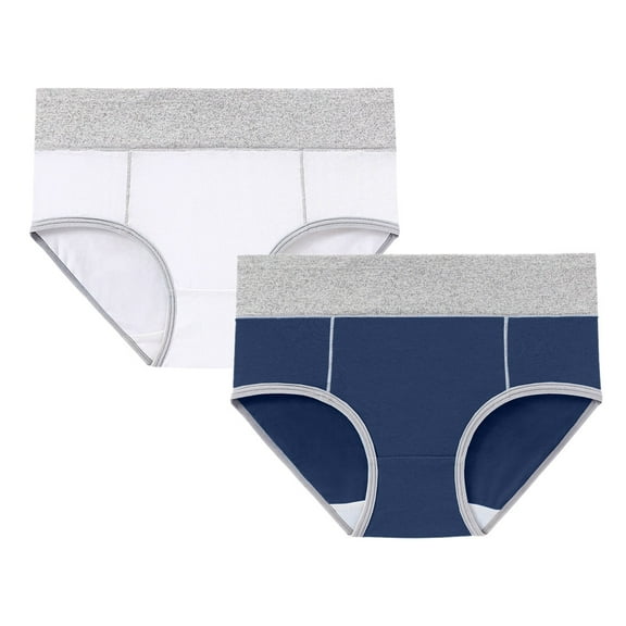frariair Women's Soft Stretch Underpants 2-Pack for Daily Wear Blue