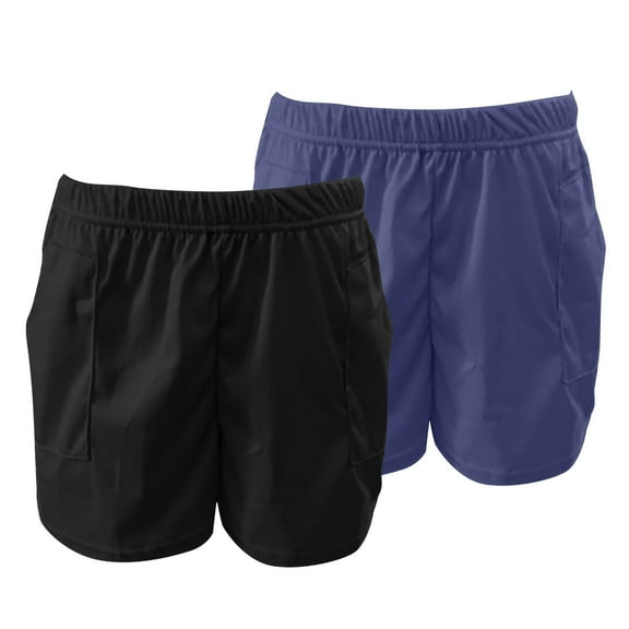 frariair Women's Value Pack Stretch Knit Sleep Shorts Loose Fit Breathable Lounge Elastic Waist Comfort Home Wear Set Light Blue