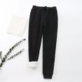thumbnail image 1 of frariair Womens Fleece Lined Sweatpants Joggers Athletic Winter Warm Leggings Lounge Pantwith Pockets Black 1 PC, 1 of 4