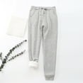 thumbnail image 1 of frariair Womens Fleece Lined Sweatpants Joggers Athletic Winter Warm Leggings Lounge Pantwith Pockets Gray 1 PC, 1 of 4
