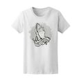 thumbnail image 1 of "freedom" Prayer Hands T-Shirt Men -Image by Shutterstock, Male 3X-Large, 1 of 2