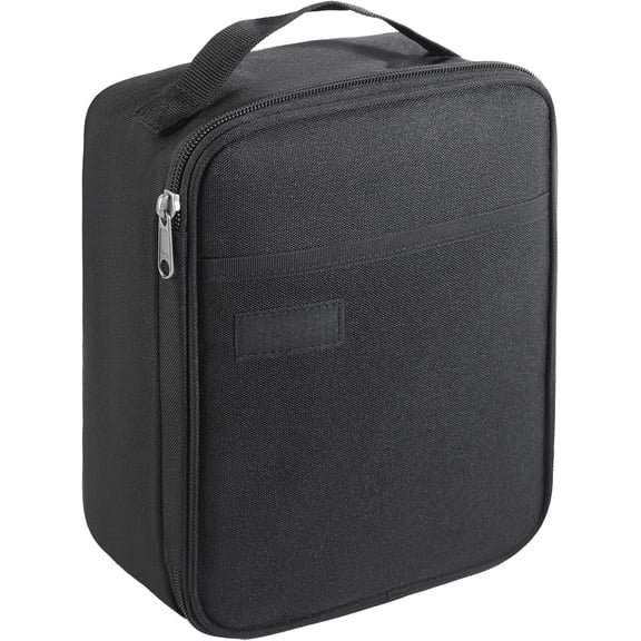 freezable Insulated lunch bag,Built in detachable ice pack, Black, Insulated Cooler Tote with Handle for men or women, Keeps cold or hot 8 to 10 hours, Meal Prep for Work Picnic golf