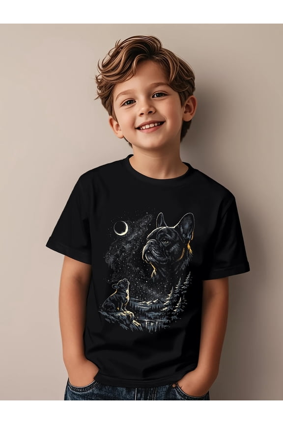 french bulldog barking vintage 90s fun pattern novelty pattern pattern kids t shirt popular kids t shirt tees for kids festival easter st patricks day
