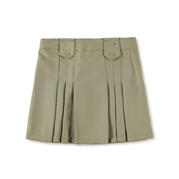 french toast little girls' pleat and tab skirt (sizes 4 - 6x)