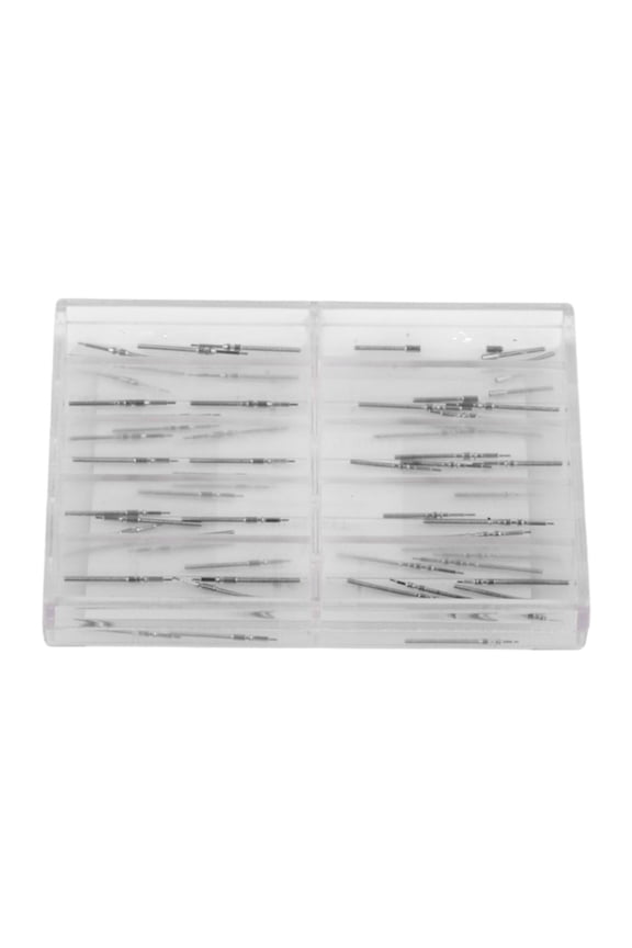 1 Box Watch Movement Winding Stems Replace Watch Accessories Stainless Steel