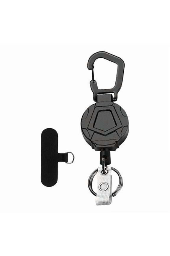 2xRetractable Keychain with Phone Tether Portable for Outdoor Sports Climbing Style F