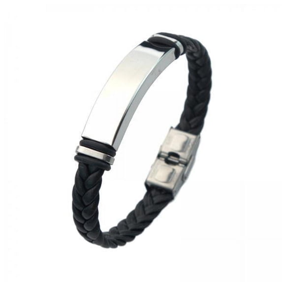 freneci 2xValentine's Day Bracelet Gift Couple Bracelet for Beach Birthday Gifts Party Black