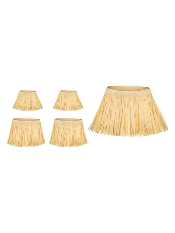 5 Pieces Scarecrow Straw Kit Gift Raffia Scarecrow Straw Kit for Harvest Day