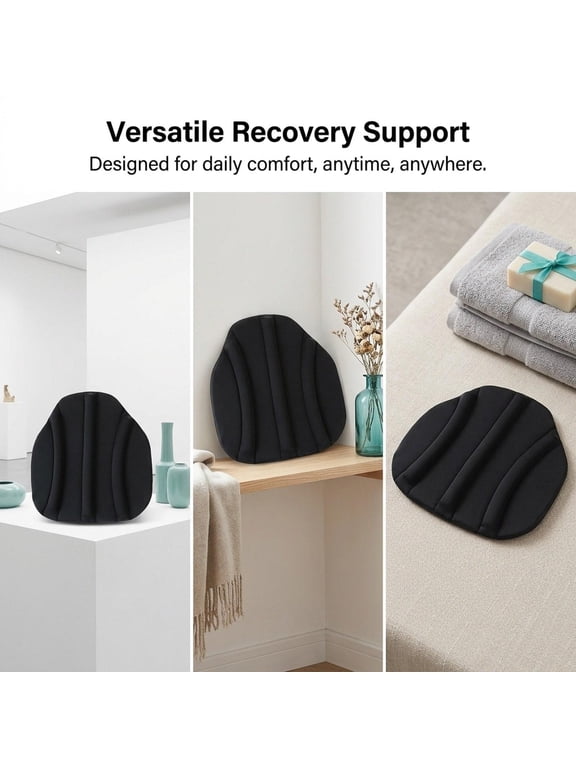 Back Tummy Tuck Board Support Reliable Portable Abdominal Definer Foam Board Black