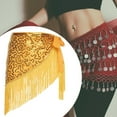 thumbnail image 1 of freneci Belly Dance Hip Scarf Fashion Belly Dancing Skirt for Carnival Party Cha Cha Yellow, 1 of 8