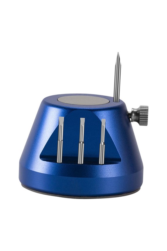 Bracelet Screw Removal Block,Screwdriver Nozzle Holder Portable Heavy Duty Watch Blue