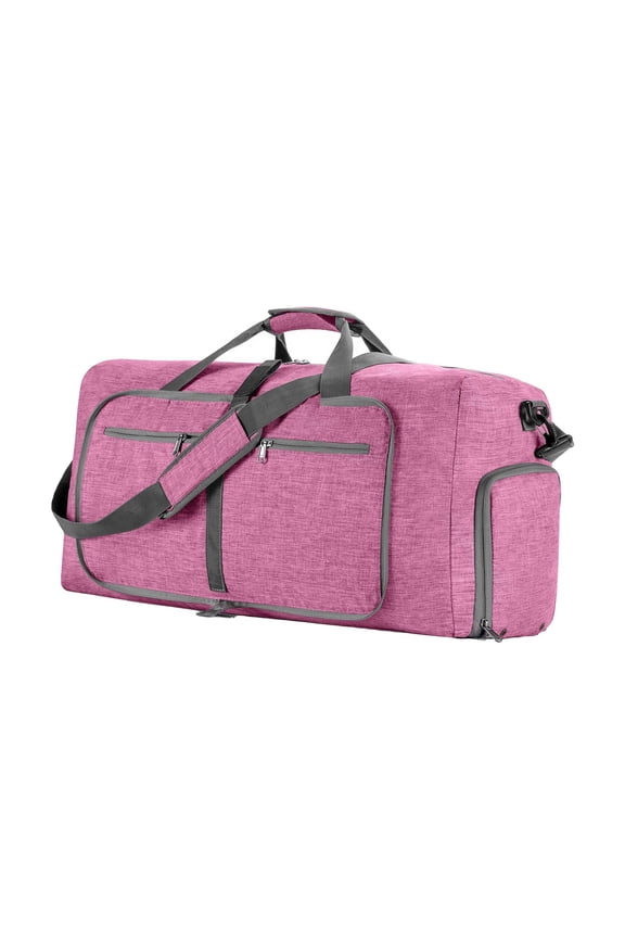Carry on Bag Lightweight Tote over Night Bag for Business Travelling Camping Pink