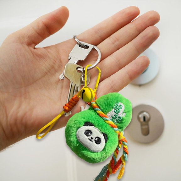 freneci Cartoon Plush Keychain Key Holder Decoration Pendant Accessories Handbag Pendant