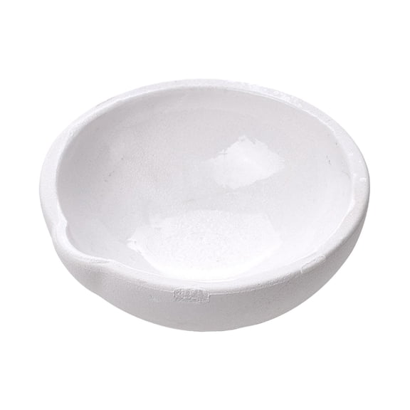 freneci Ceramic Crucible Bowl Smelting Bowl Melting Dish for Casting Melting Jewelry 90mm inner diameter