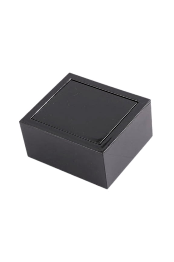 Cufflinks Box Black Portable Rings Box Earrings Box Cuff Links Organizer Box