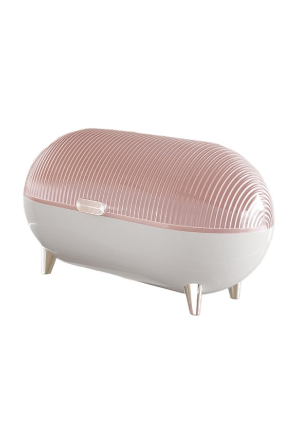 Desktop Storage Box Clear Modern Jewelry Tray for Shelf Entrance Living Room pink