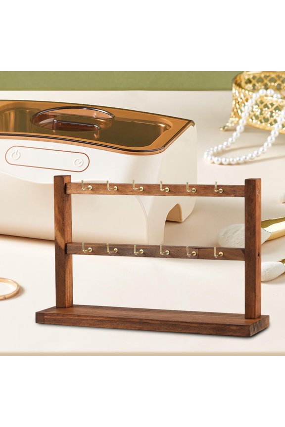 Earring Holder Rings Holder Earring Organizer for Cabinet Home Decor Dresser 2 Layer