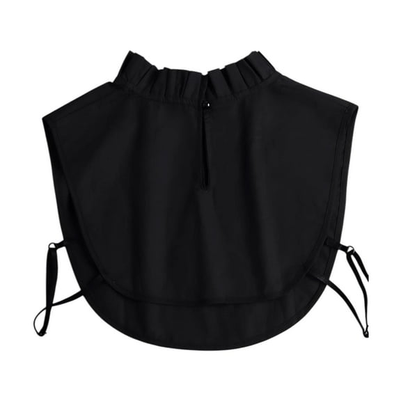 freneci False Collar for Ladies Soft Comfortable Fashion Removable Mock Neck Fake Collar Black