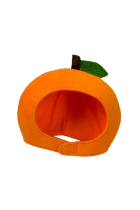Fruit Headgear Hat Cartoon Birthday Party Hat for Gift Cosplay Roles Playing Orange