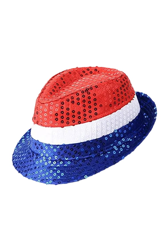 Hat Comfortable Costume Accessories Shining Retro Sequins Fedora Hat