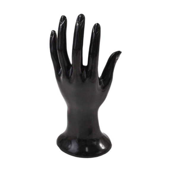 freneci Holder Hand Mannequin Jewelry Display Holder for Shops Desk Countertop Black