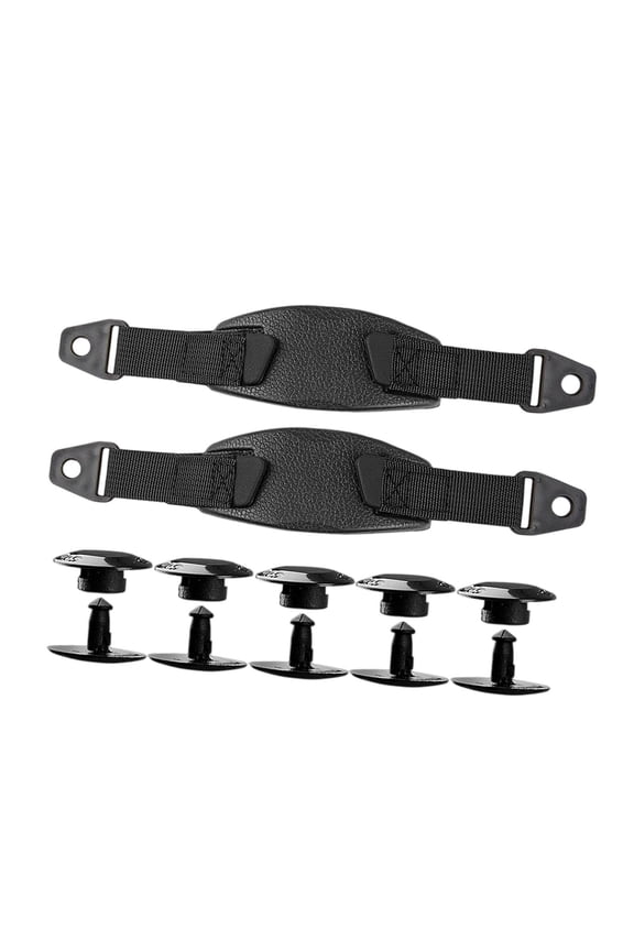 Hole Shoes Back Strap Comfortable EVA Heel Straps for Sandals Slippers Clogs black