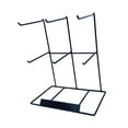 thumbnail image 1 of freneci Jewelry Display Stand Elegant Double Tier Holder for s Bracelet Ear Hooks black, 1 of 8