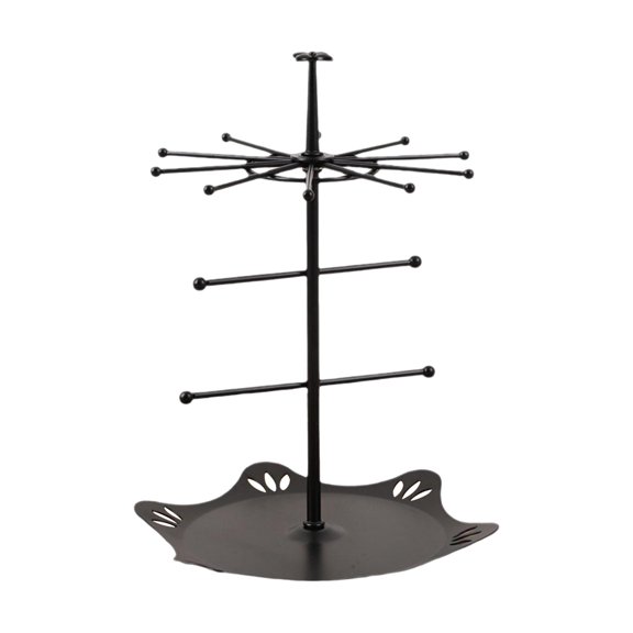 freneci Jewelry Hanger Gifts for Photography Necklace Holder for Home Shelf Tabletop Black S