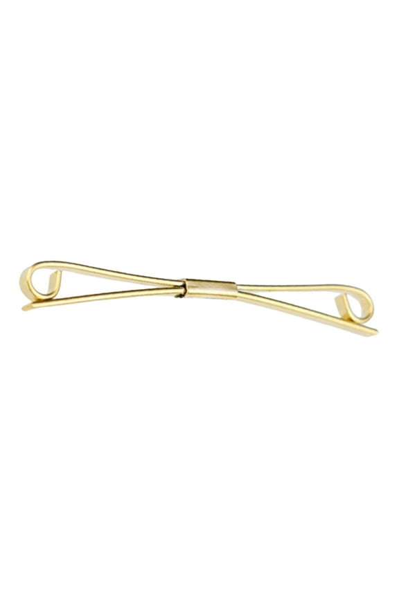 Mens Tie Collar Bar Formal Jewelry Accessory Lapel Stick Metal Collar Holder Gold