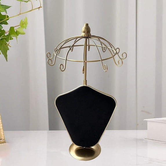 freneci Necklace Holder Convenient Elegant Display Rack for Rings Bracelets Earrings