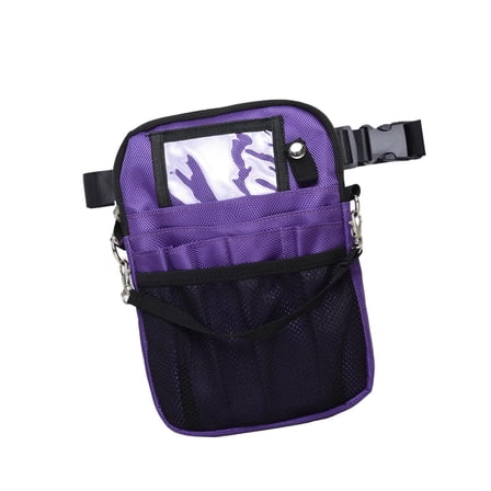 freneci Nurse Fanny Pack Apron Hip Bag Sturdy Nursing Tool Belt for Women Adults Men Violet