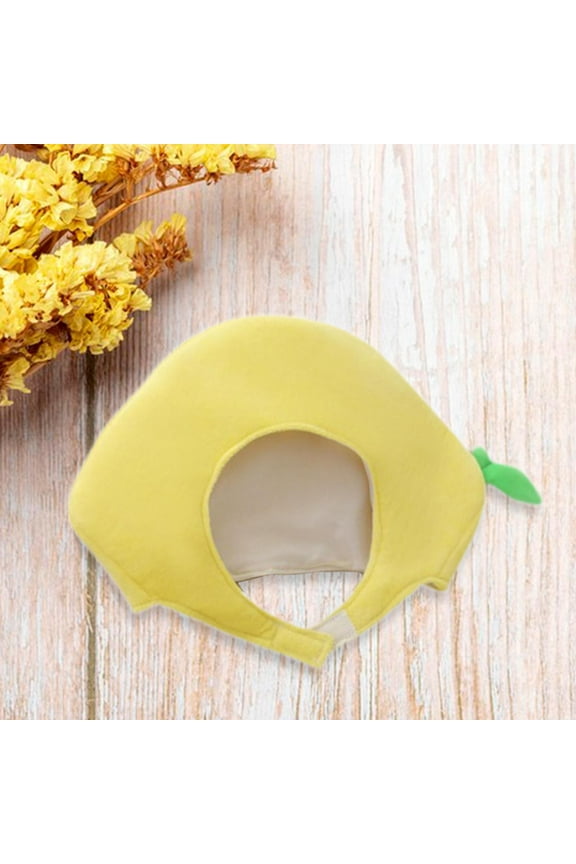 Plush Fruit Headgear Lemon Hat Cute Cartoon Selfie Hat Funny Cosplay Costume