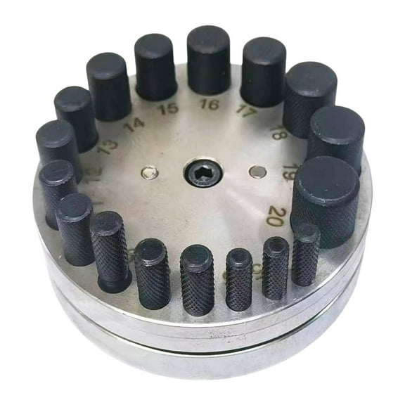 freneci Round Disc Cutter Set Manual Round Punch for Sheets Making Jewelry Shop