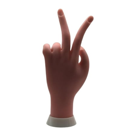 freneci Silicone Mannequin Hand Training Hand Tool Practice Art Train Practice Bendable