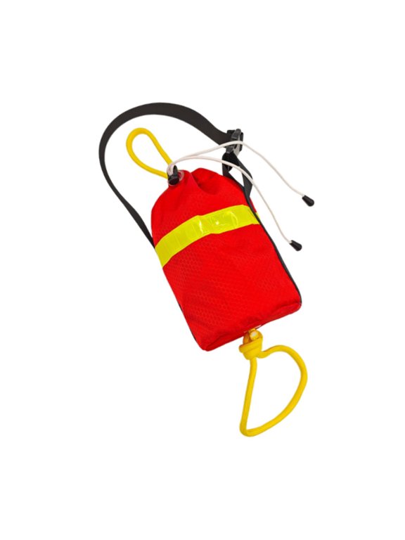 Throw Line Bag Reflective Practical Professional with 21M Rope Throwable Device for Sailing Canoeing Outdoor Swimming Rafting Red Bag