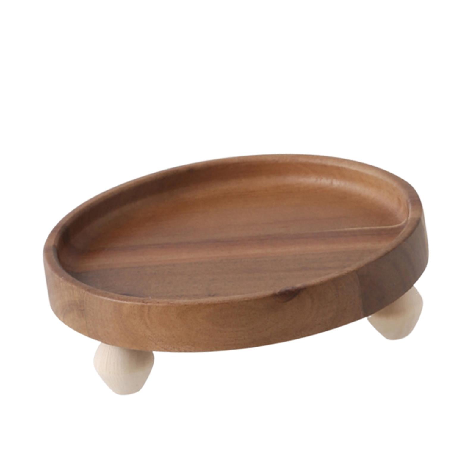 Vanity Step Riser freneci Wood Pedestal Riser Elegant Vanity Organizer Table Centerpiece ...