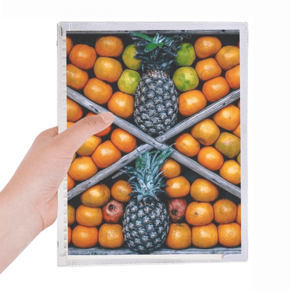 fresh fruits picture photography notebook loose diary refillable journal statiry