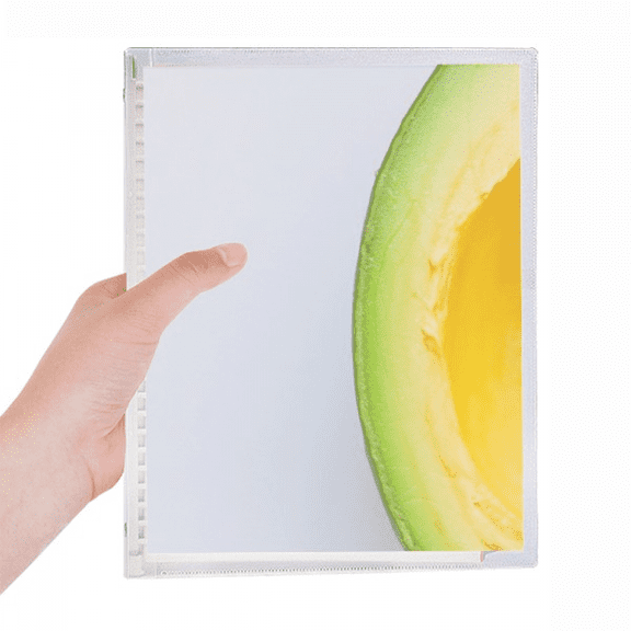 fresh tropical fruit avocado picture notebook loose diary refillable journal statiry
