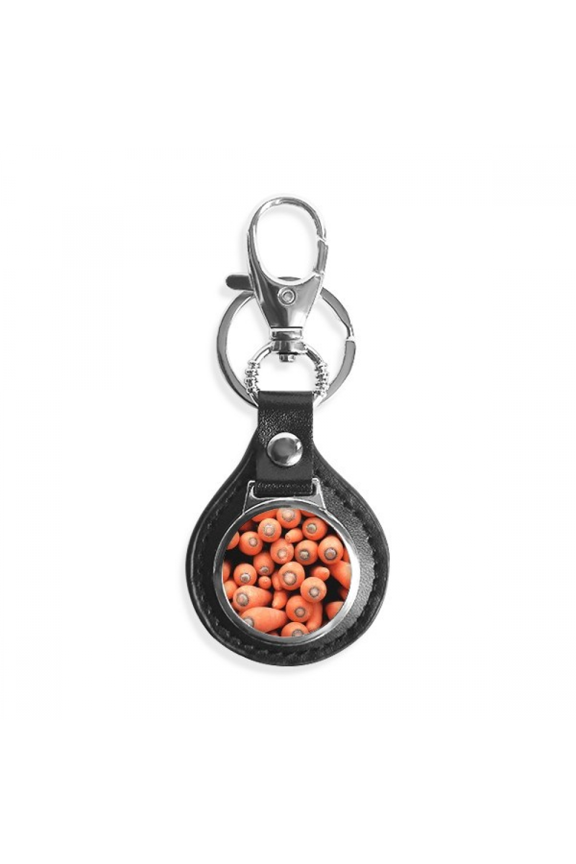 fresh vagetable carrots picture photography key link chain keyholder finder hook metal