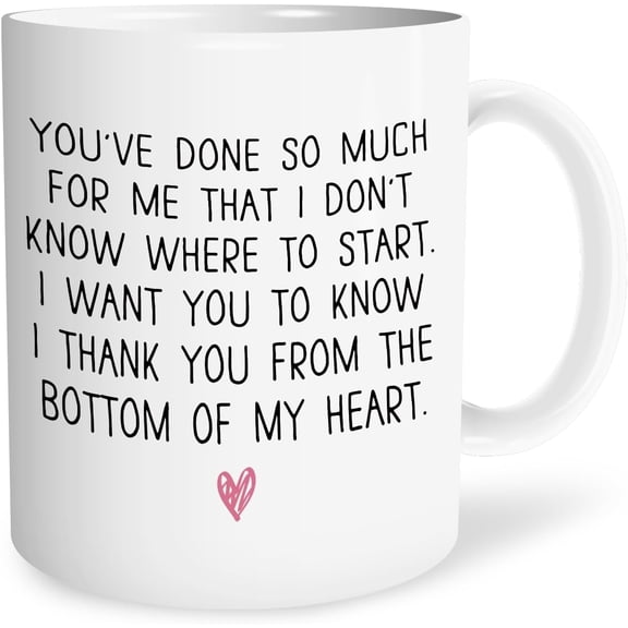 friend gifts, thank you gifts, employee appreciation gifts, sister gifts, teacher appreciation gifts, appreciation gifts for coworkers Mugs 11 Oz
