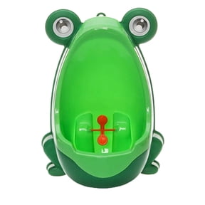 frog urinal potty training,Potty Training Urinal,Frog Shaped Design,Cute Standing Urinal with Spinning Aiming Target,Wall-Mounted & Standing 2-in-1 Design,Removable Bowl for Easy Cleaning(Green)