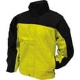 thumbnail image 1 of frogg toggs Men's Waterproof Highway Toadz Reflective Jacket Hi-Vis Green/Black LARGE, 1 of 2