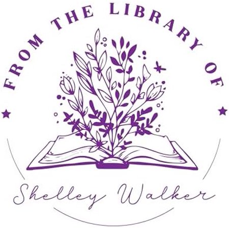 from The Library of Book Embosser Custom Personalized This Book Belongs to Ex Libris Lover Gift 1 5/8"$$Art & Craft