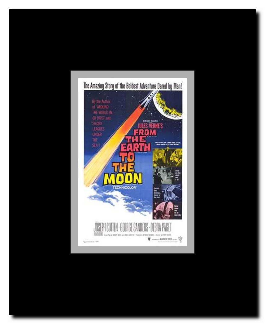 from the Earth to the Moon Framed Movie Poster
