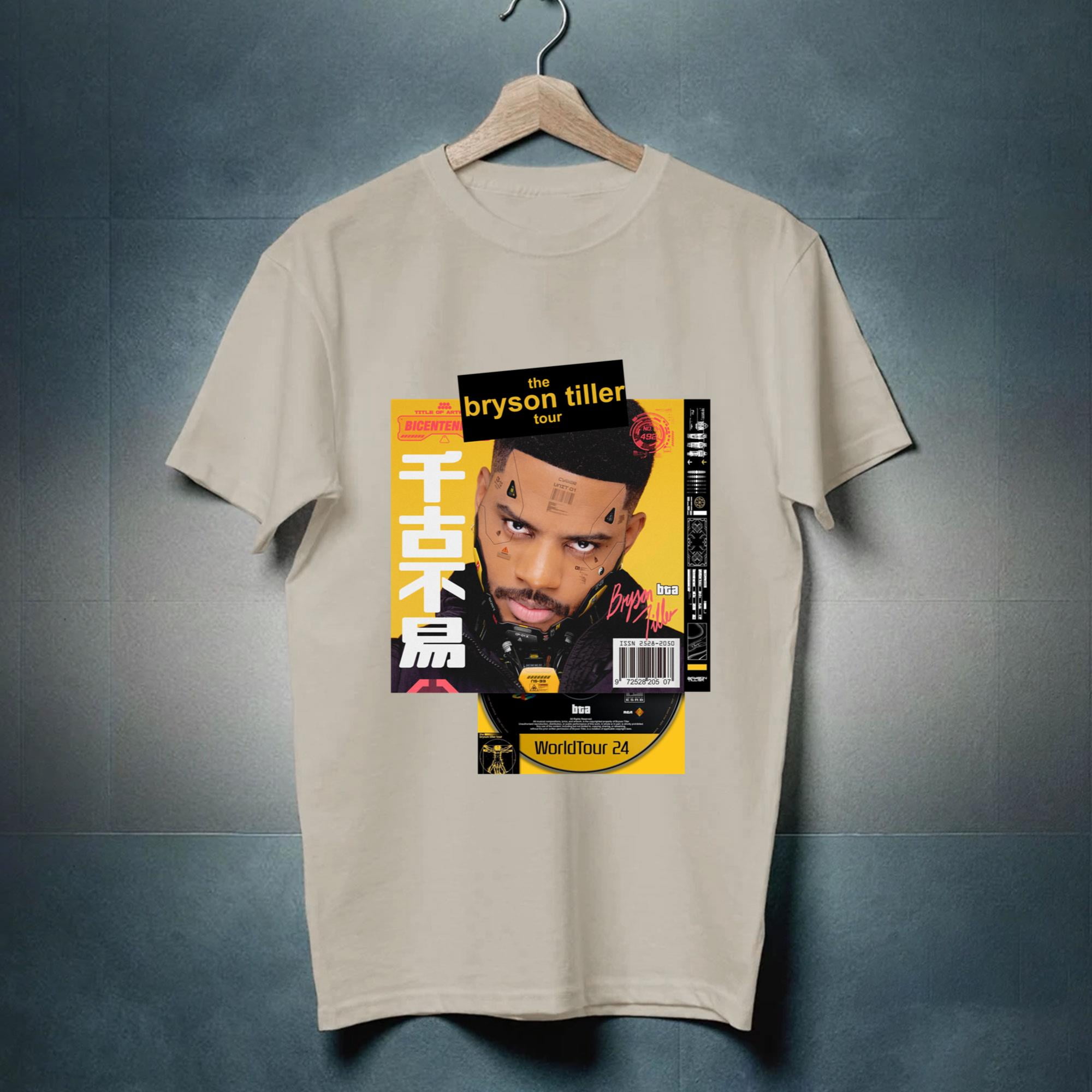 front Das Bryson Tiller 2024 Tour Shirt