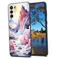 thumbnail image 1 of frozen-volcanic-agglomerate-landscape-313 phone case for Samsung Galaxy S21+ Plus for Women Men Gifts,Flexible Painting silicone Anti-Scratch Protective Phone Cover, 1 of 1