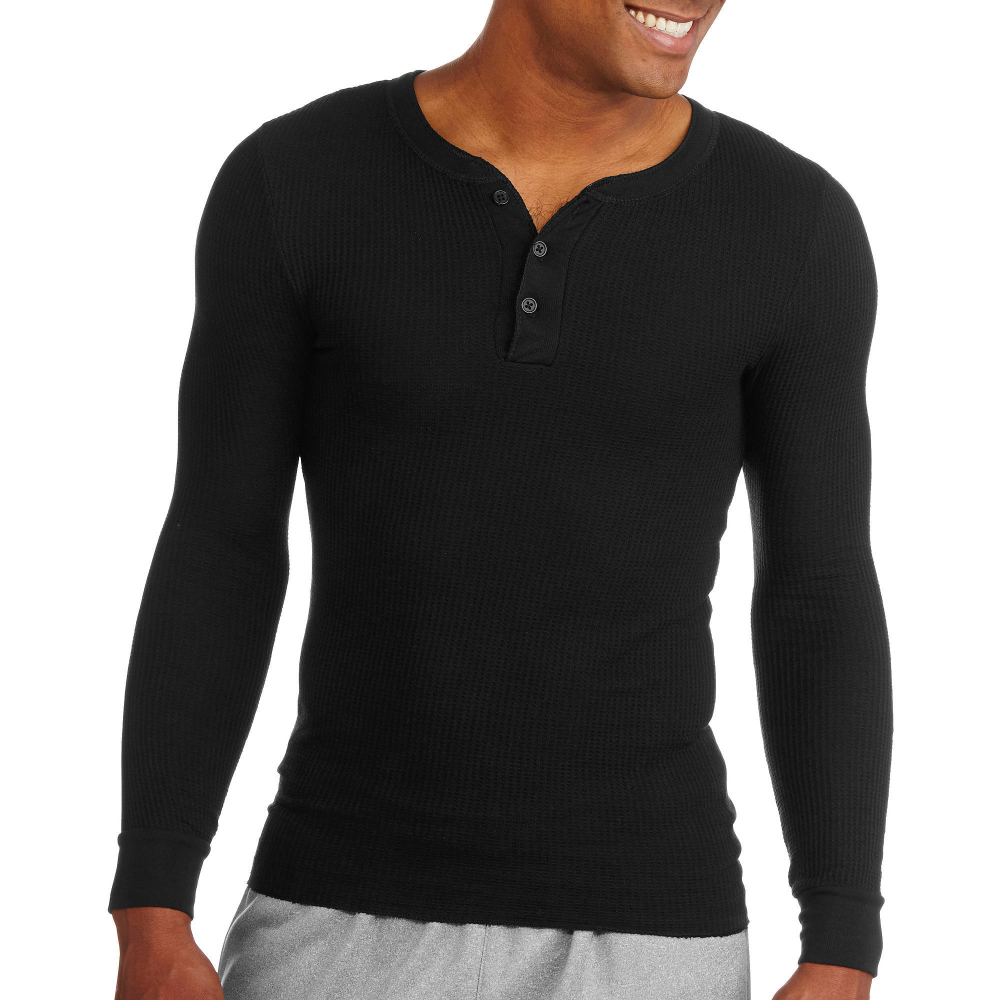 ^^fruit Of The Loom Men's Thermal Henley - image 1 of 3