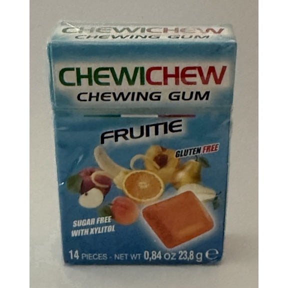 Chewichew Chewing Gum Fruit Flavor 14 Pieces 10 Count 23.8 Gram