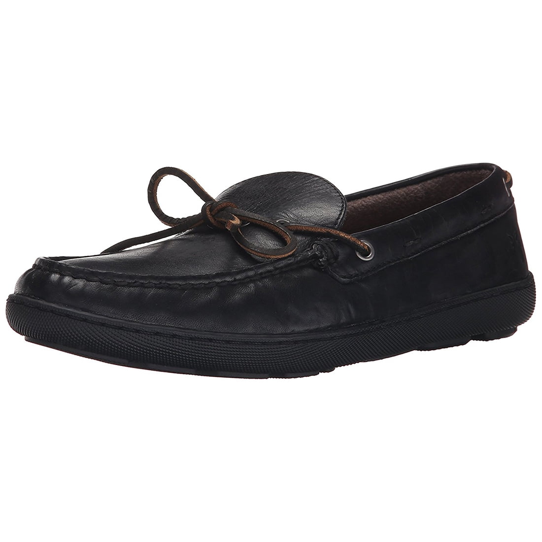frye men s hugh tie moccasin loafer black 9 m us Walmart
